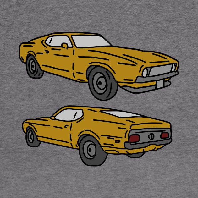 vintage retro muscle cars by fokaction